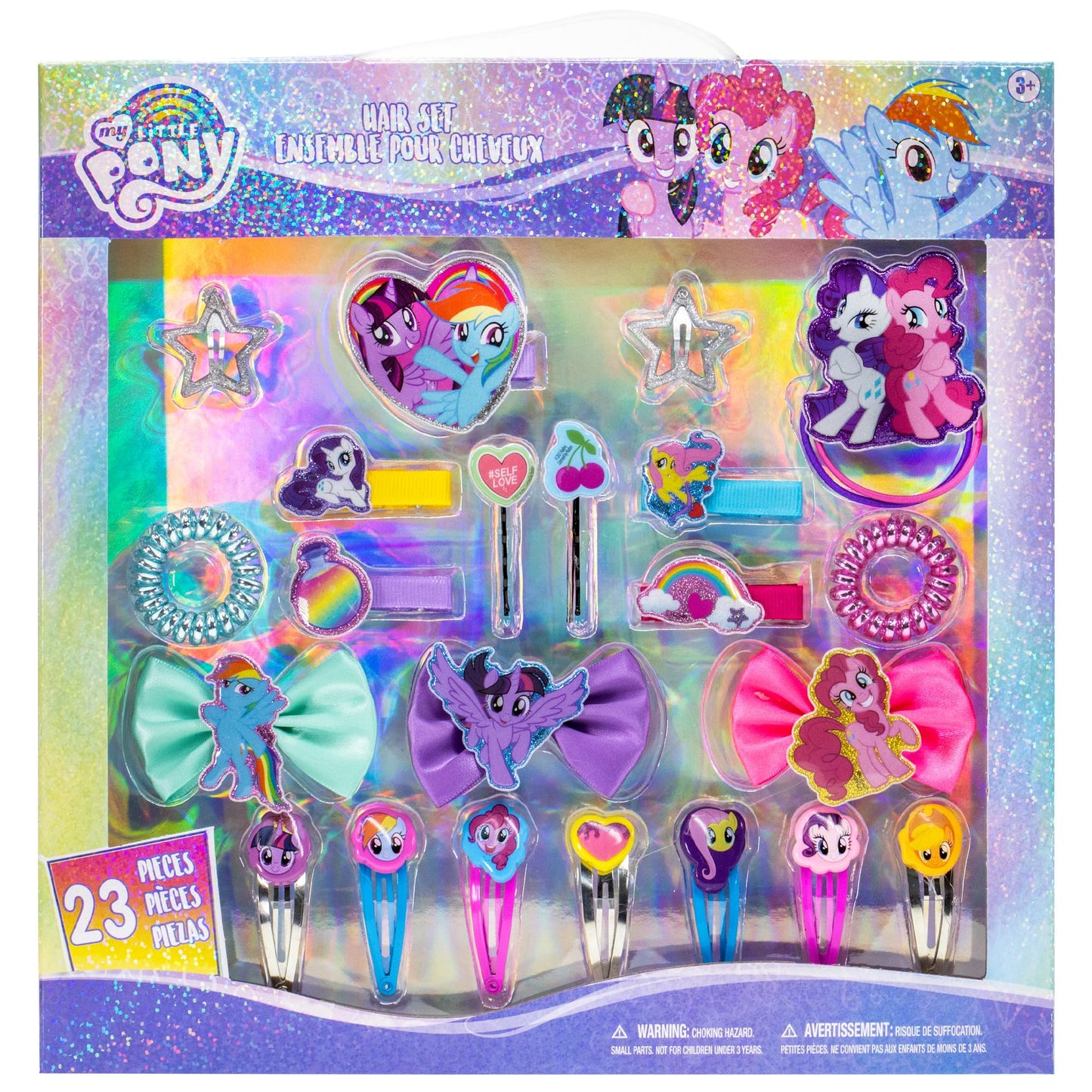 My Little Pony - Townley Girl Hair Accessories Kit|Gift Set for Kids Girls|Ages 3+ (22 Pcs) Including Hair Bow, Coils, Hair Clips, Hair Pins and More Beauty & Personal Care Townley Girl