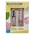 Blossom Moisturizing Scented pH Color Changing Crystal Lip Balm Strawberry Scented Lip Stain Tint, Mini Coconut Rollon Scented Lip Gloss, Infused Beauty & Personal Care Blossom