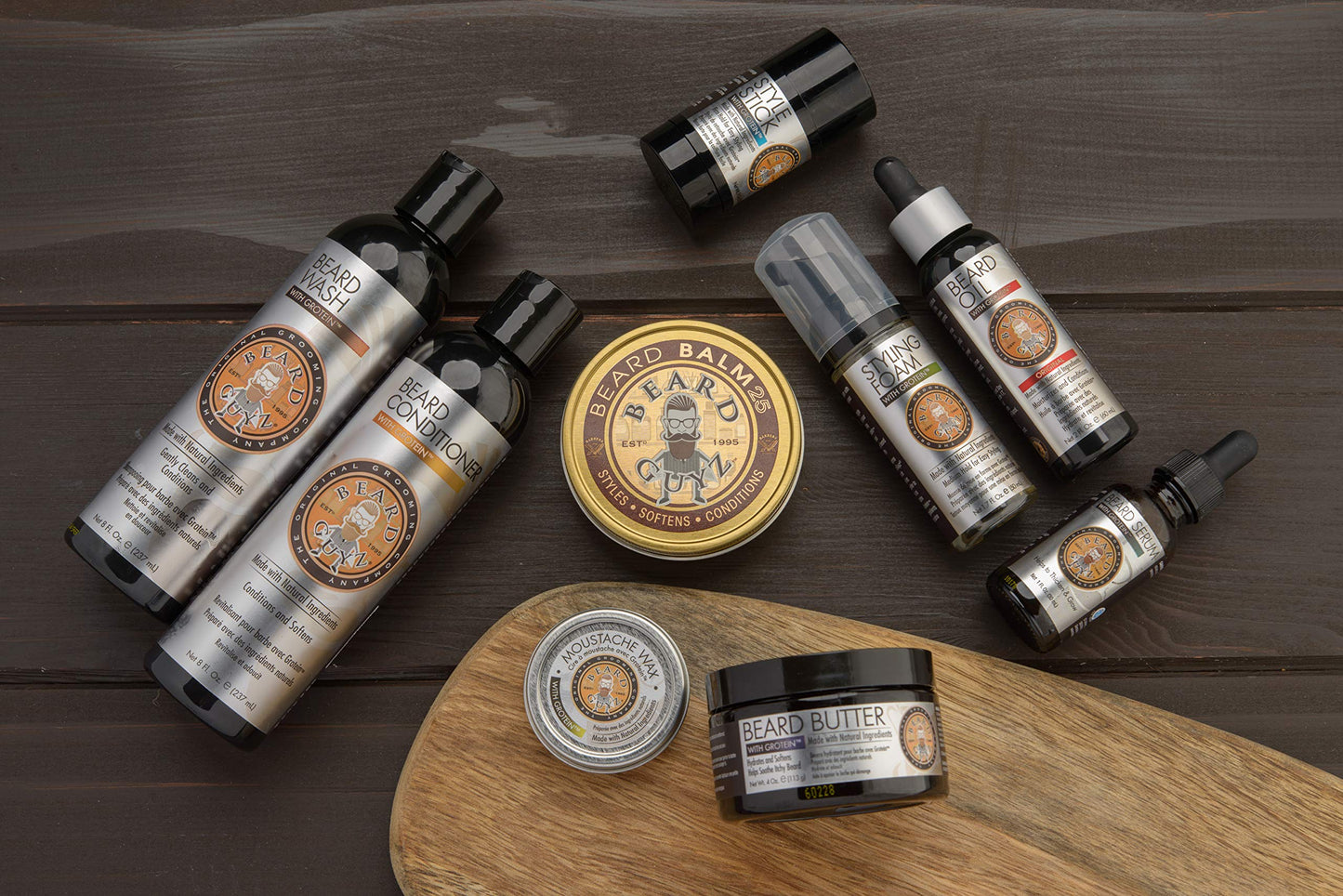 Beard Guyz Beard Wash - Daily Beard Cleanser & Shampoo - Gentle Facial Hair Wash with Argan Oil & Botanic Extracts - Refreshing Citrus Beard Cleanser Beauty and Personal Care Beard Guyz