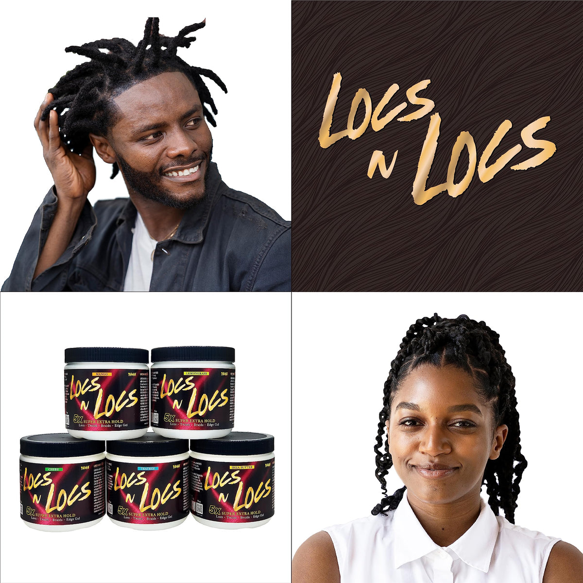 Taha Locs & Locs Gel - 5X Super Extra Hold, Natural & Non-Damaging for Locs, Braids, Twists - 16 Oz (Lemongrass, 1 Pound(Pack of 1)) Beauty & Personal Care Taha