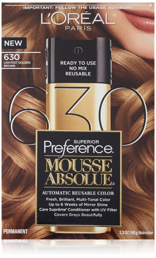 L'Oreal Paris Superior Preference Mousse Absolue, 630 Lightest Golden Brown Beauty & Personal Care L'Oreal Paris