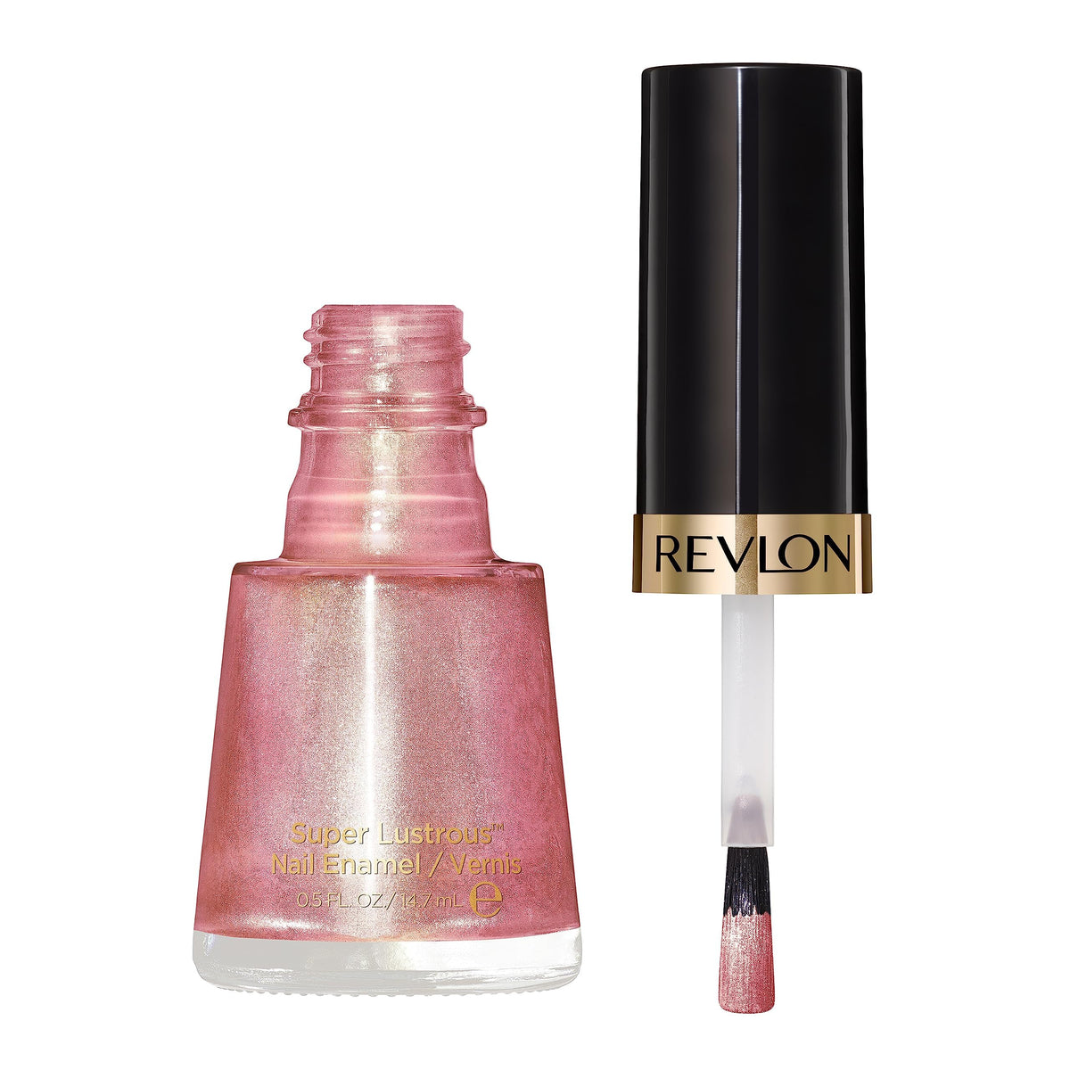 Revlon Super Lustrous Nail Polish, Chip-Resistant & Longwear Formula, High Shine Finish, 125 Blushing, 0.5 fl oz Beauty & Personal Care REVLON