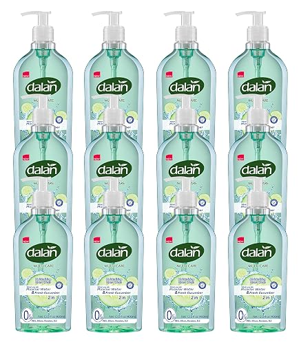 Dalan Fresh Cucumber Multicare Ultra Moisturizing Liquid Hand Soap for Normal and Dry Hands Fresh Clean and Soft Feeling (13.5 Fl Oz / 400 mL (Pack Beauty & Personal Care Dalan