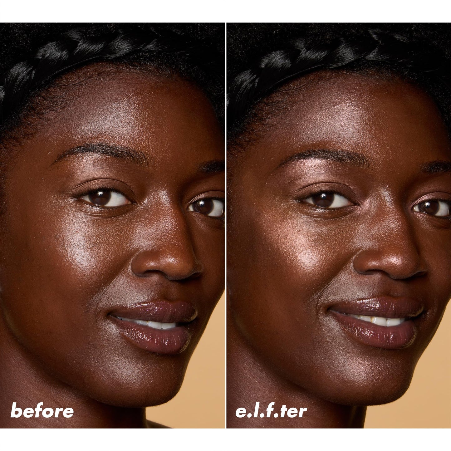e.l.f. Halo Glow Silky Powder Highlighter, Long-Lasting Luminous Face Finish, Cake-Resistant With Micro-Shimmer, Vegan , Bronzed Baddie Beauty & Personal Care e.l.f.