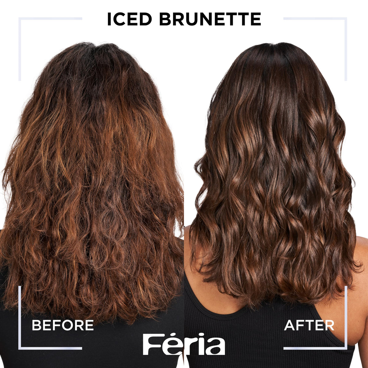 L’Oreal Paris Feria Toner, Long Lasting Anti-Brass Hair Toner for Brunettes, Vegan and Ammonia-Free Hair Care Formula, Iced Brunette, 1 Kit Beauty & Personal Care L'Oreal Paris
