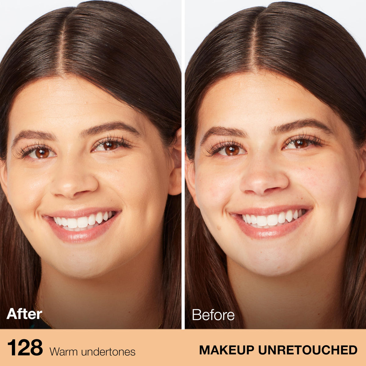 Maybelline Fit Me Dewy + Smooth Liquid Foundation Makeup, Warm Nude, 1 Count (Packaging May Vary)