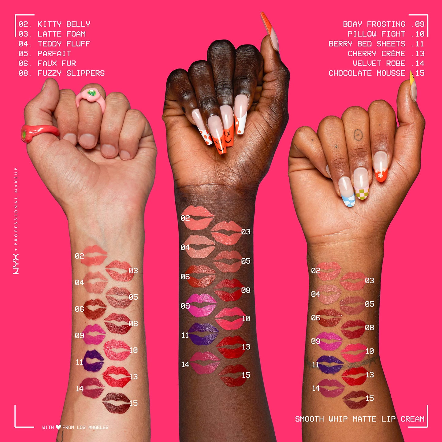 NYX PROFESSIONAL MAKEUP Smooth Whip Matte Lip Cream, Long Lasting, Moisturizing, Vegan Liquid Lipstick - Chocolate Mousse (Deep Red Brown) Beauty & Personal Care NYX PROFESSIONAL MAKEUP