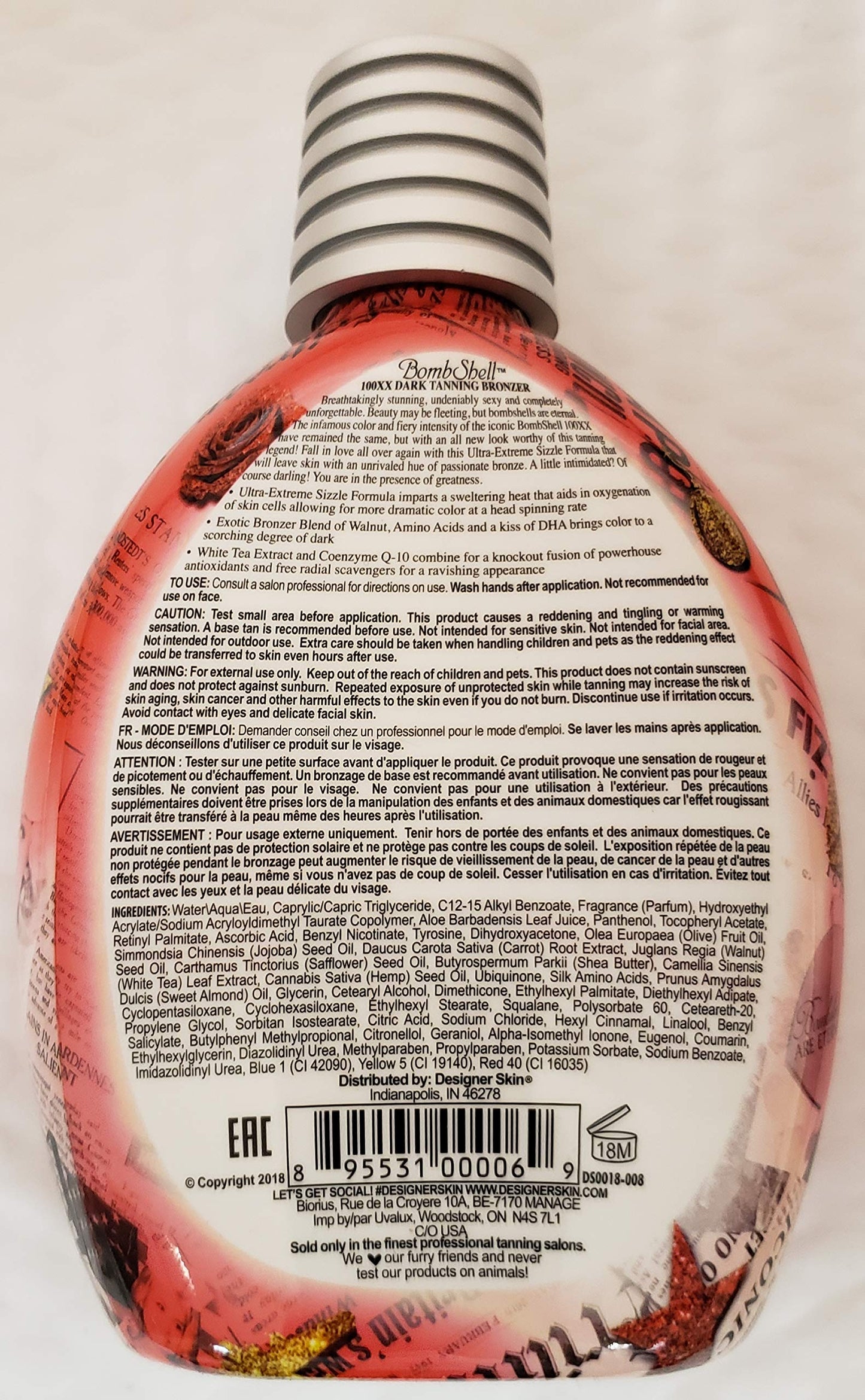 Designer Skin BombShell, 100XXBronzer, 13.5-Ounce Bottle Beauty & Personal Care Designer Skin