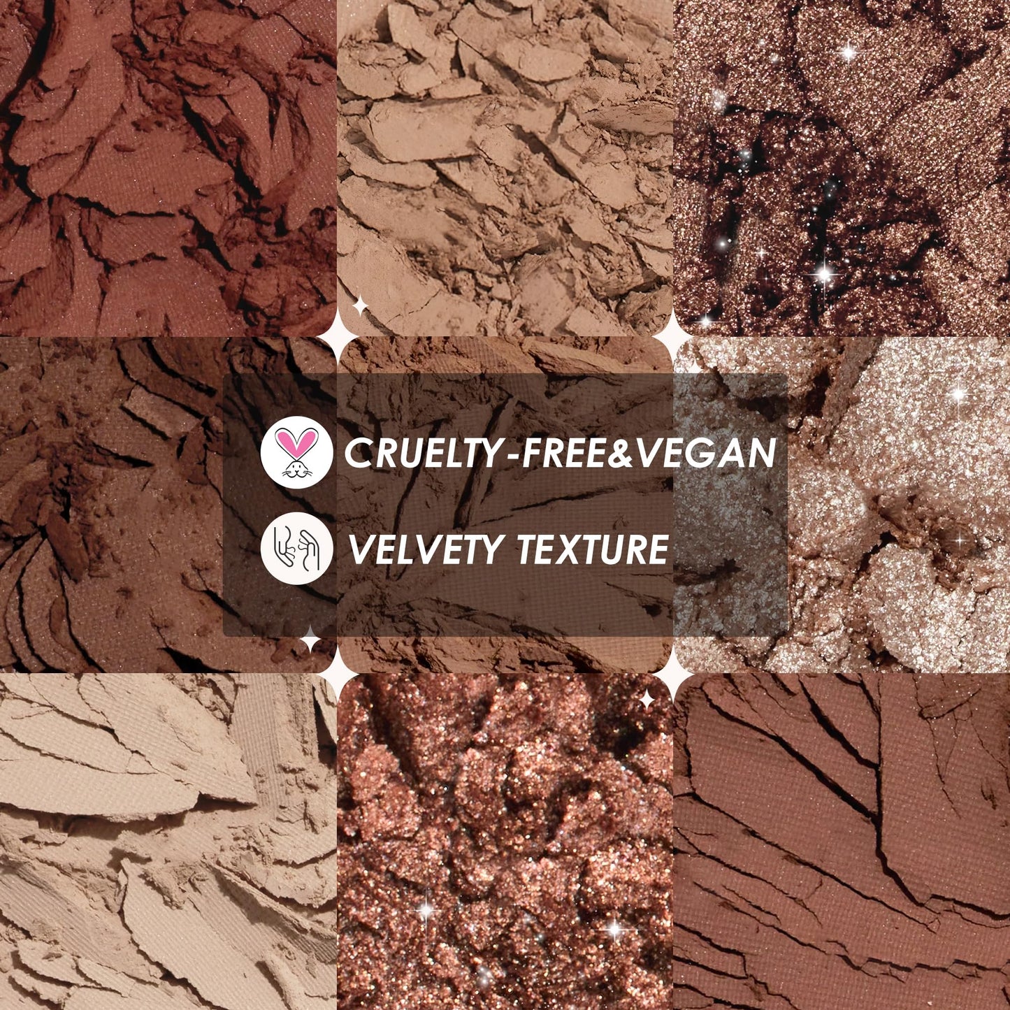 docolor Eyeshadow Palette, 9 Colors Brown & Copper Tones Palette with Matte & Shimmer Finishes,Highly Pigmented Eye Makeup Palette for Everyday Glam Beauty and Personal Care docolor