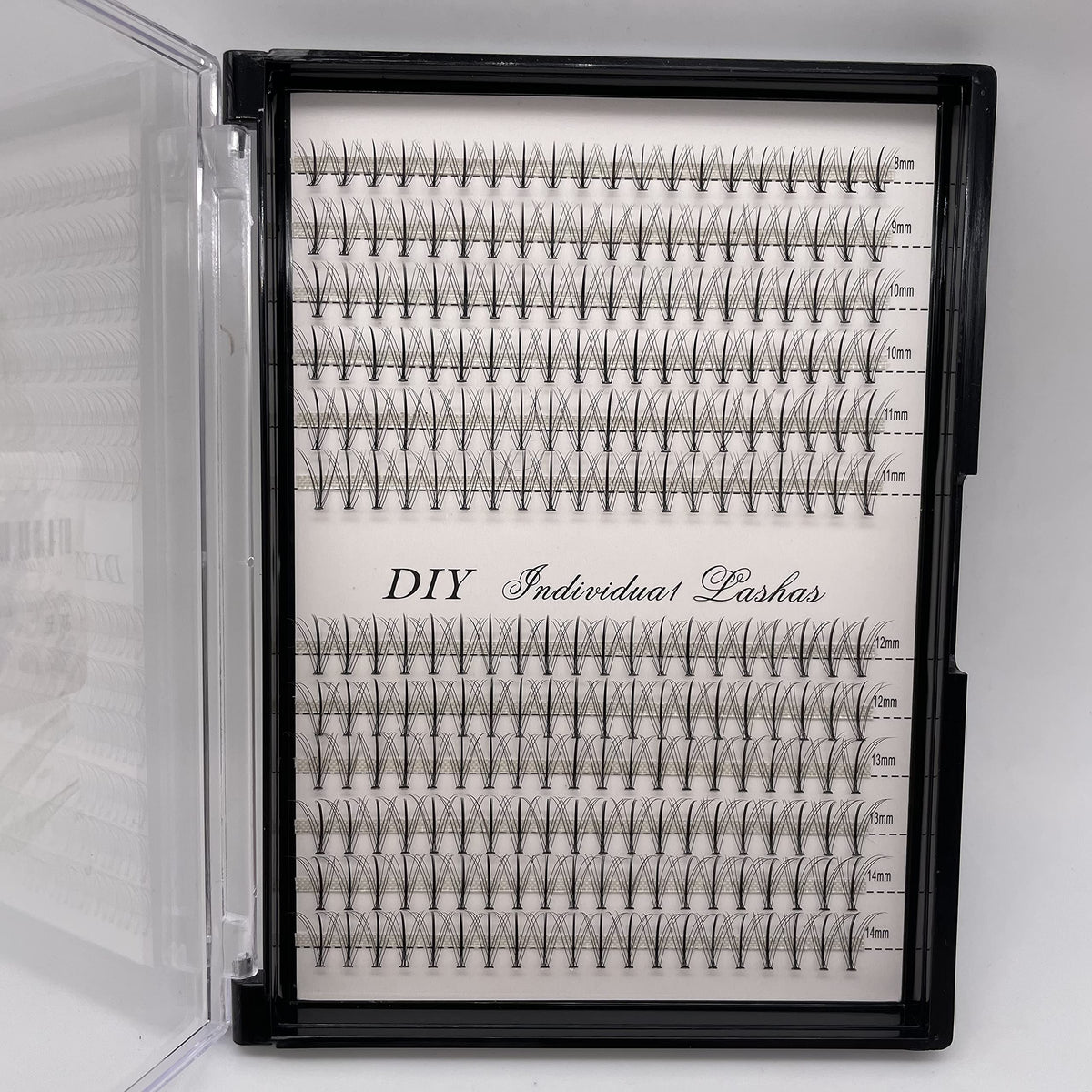 IECILI Individual Lashes Natural Lash Clusters 240pcs 8-14mm Mixed Pack /12 Roots/C Curl /0.07mm Thickness/Faux Mink Diy Lash Extensions (C Curl Beauty & Personal Care IECILI