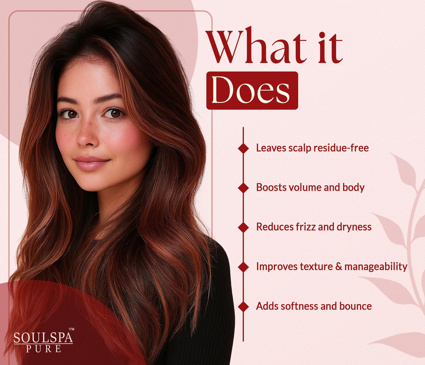 SOULSPA PURE Apple Cider Vinegar Biotin Shampoo and Conditioner Set - ACV Clarifying Scalp Care with Rosemary Oil & Keratin - Sulfate Free for Oily Beauty & Personal Care SOULSPA PURE