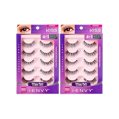 i Envy by Kiss So Wispy 03 Strip Eyelashes Value Pack #KPEM60 (2 PACK) Beauty & Personal Care i•ENVY