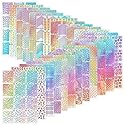 288 Pieces Nail Vinyl Stencils Nail Decoration Stickers Set Nail Stickers Tips Decals, 24 Sheets Beauty & Personal Care Hicarer