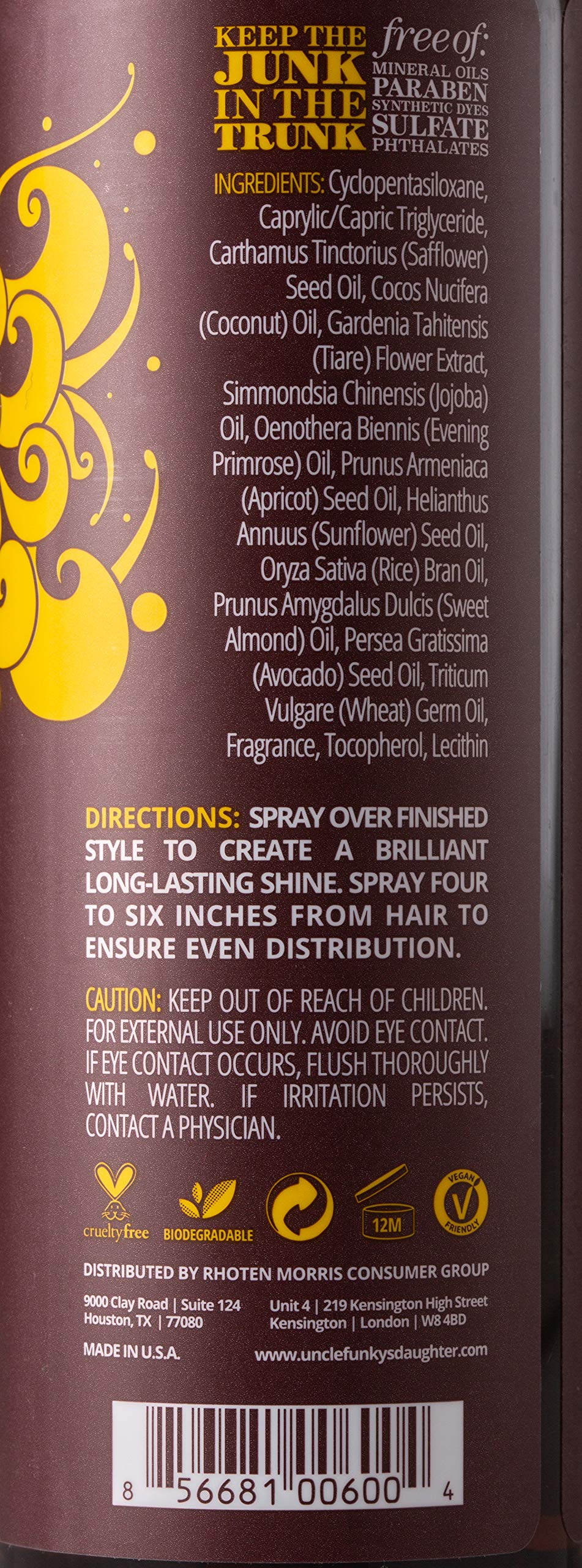 Uncle Funky's Daughter Glossy Finishing Hair Polish Beauty & Personal Care Uncle Funky's Daughter