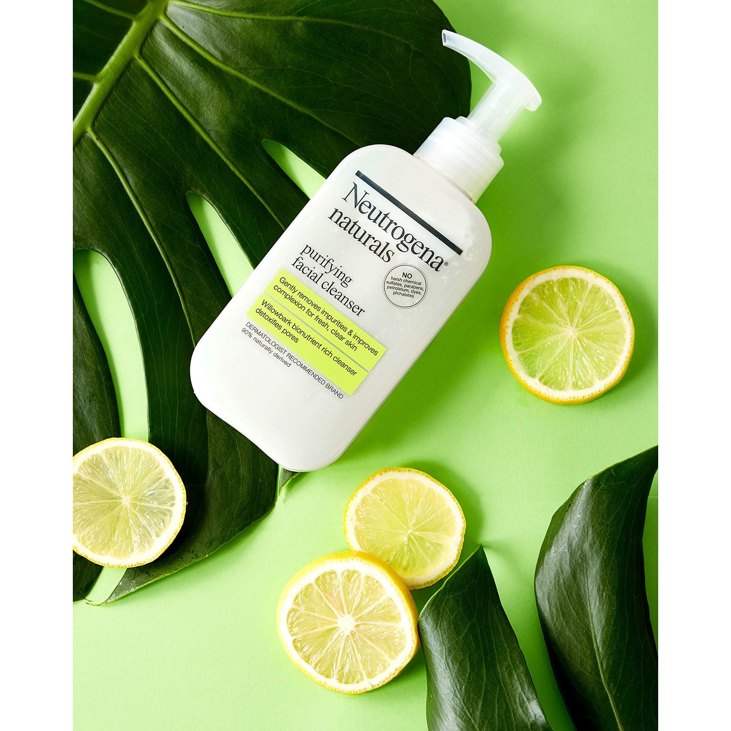 Neutrogena Naturals Purifying Daily Facial Cleanser with Natural Salicylic Acid from Willowbark Bionutrients, Hypoallergenic, Non-Comedogenic Beauty & Personal Care Neutrogena