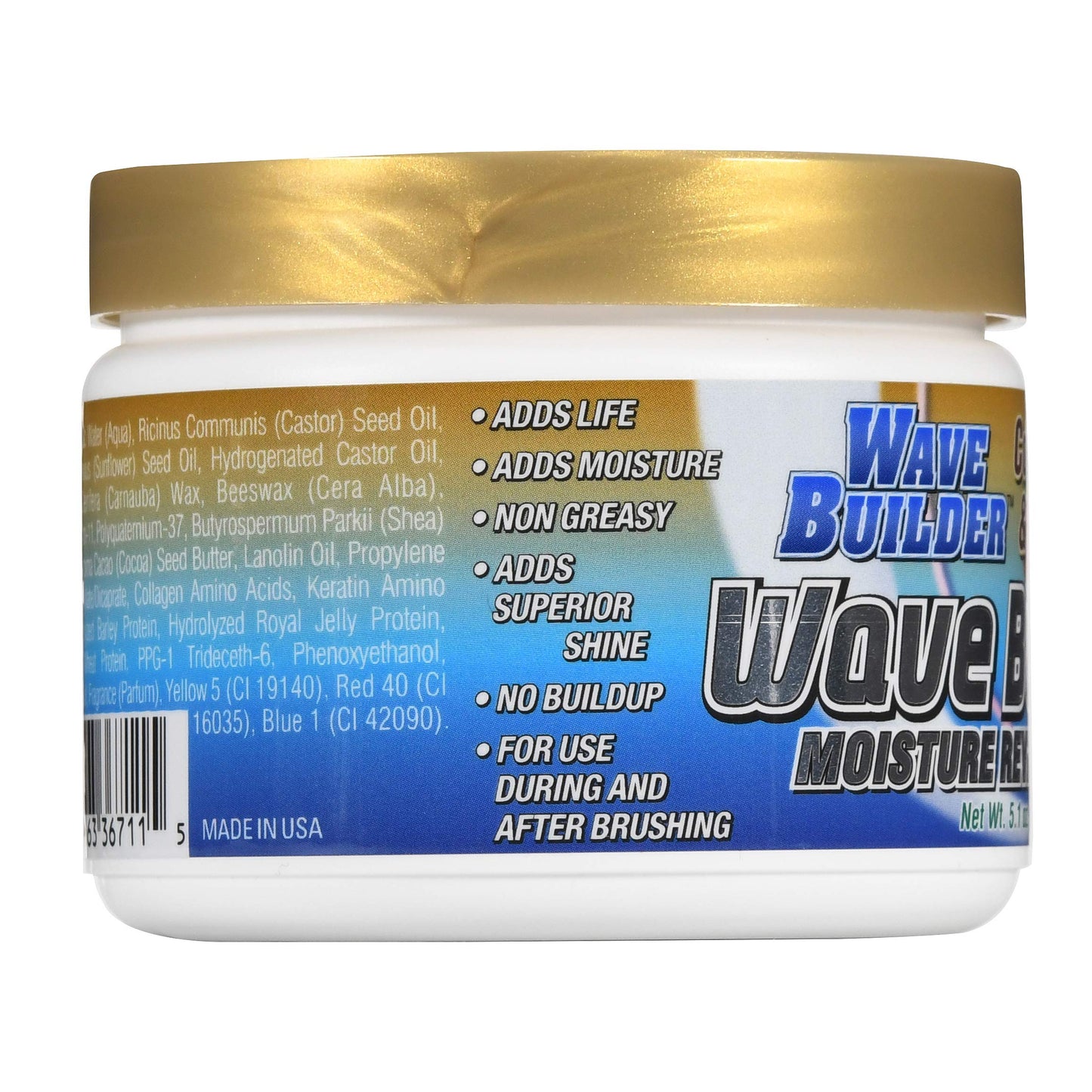 WAVEBUILDER Cocoa & Shea Wave Butter Moisture Revitalizer Beauty & Personal Care WAVEBUILDER
