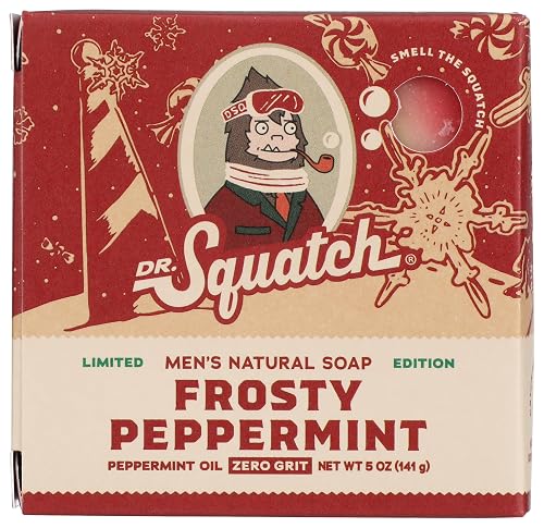 Dr. Squatch Limited Edition Bars (Frosty Peppermint), 5 ounces Beauty & Personal Care Dr. Squatch