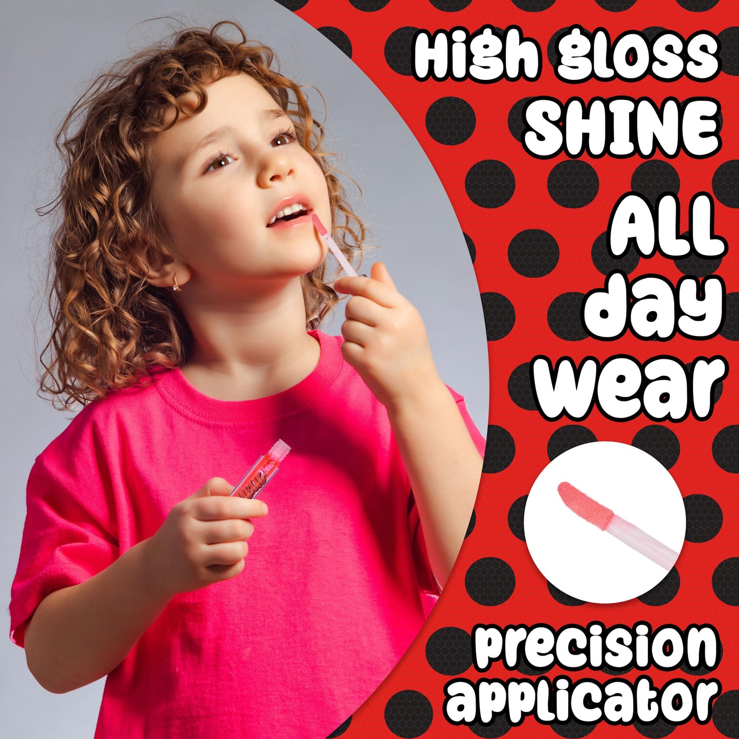Miraculous 7pc Lip Gloss Set - Zag Heroez Lipgloss Collection Featuring Exciting Fruit Flavors & Precision Applicator Lip Gloss Tubes With Wand Beauty & Personal Care Miraculous