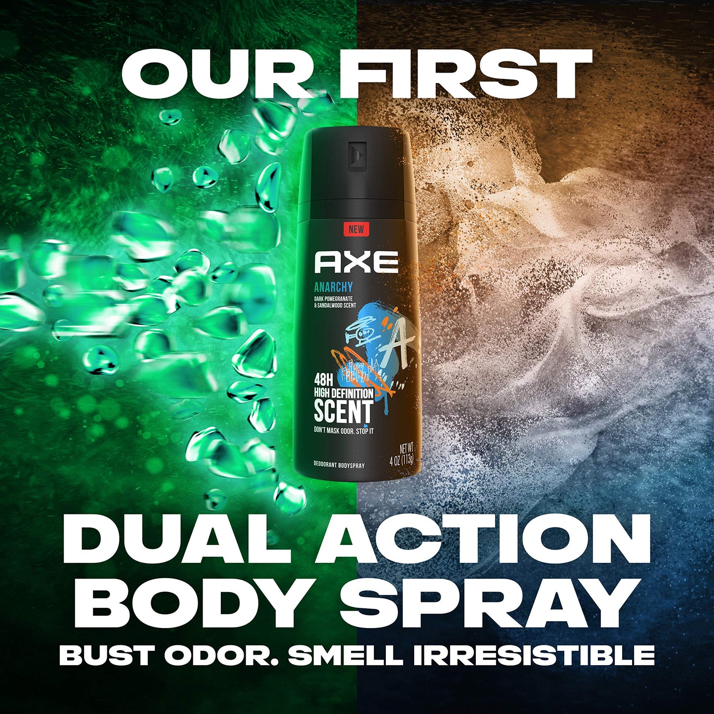 AXE Body Spray for Men Anarchy 4 oz, Pack of 6 Beauty & Personal Care AXE