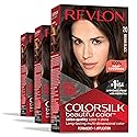 Revlon Permanent Hair Color, Permanent Hair Dye, Colorsilk with 100% Gray Coverage, Ammonia-Free, Keratin and Amino Acids, 20 Brown Black, 4.4 Oz Beauty & Personal Care REVLON