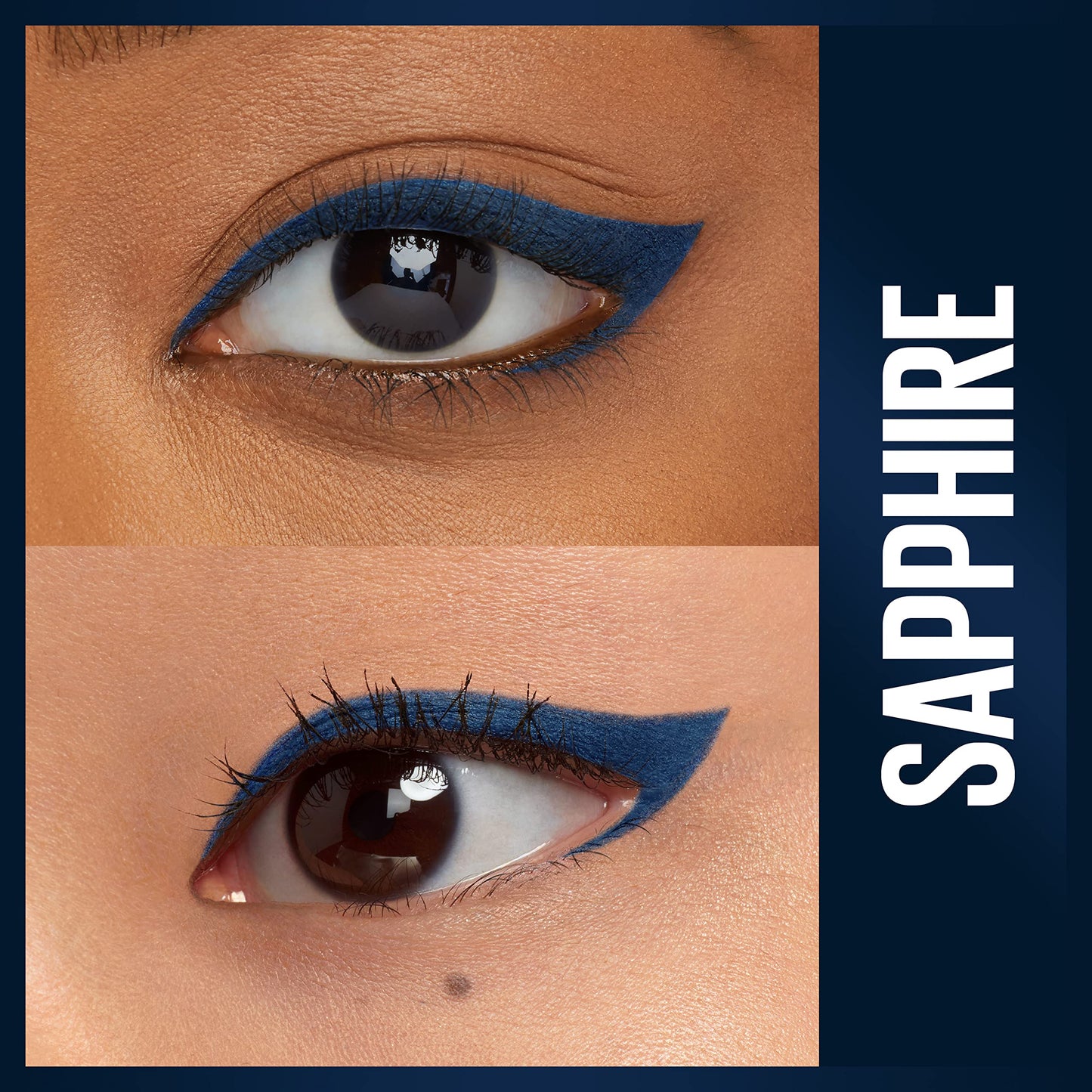 Maybelline Unstoppable Waterproof Mechanical Blue Eyeliner Pencil, Easy to Apply, Smooth Glide, Up to 24 Hour Wear, Sapphire, Pack of 2 Beauty & Personal Care MAYBELLINE