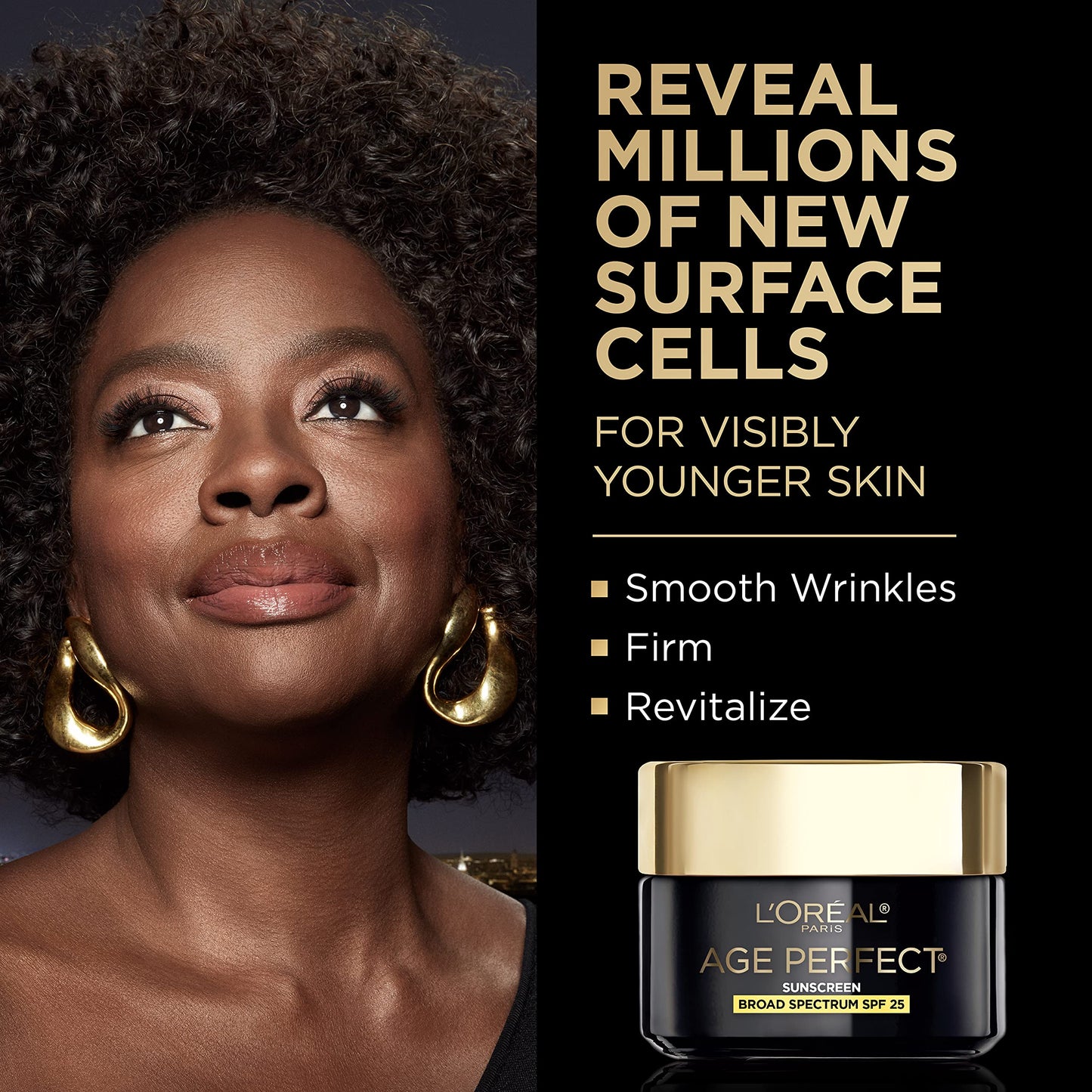 LOreal Paris Age Perfect Cell Renewal Anti-Aging Day Moisturizer with Broad Spectrum SPF 25 Sunscreen, Antioxidants, and Vitamin E 1.7oz Beauty & Personal Care L'Oreal Paris