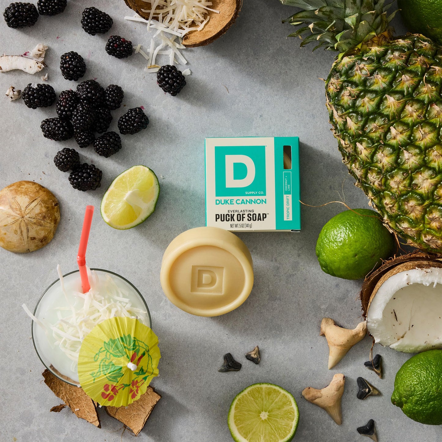 Duke Cannon Supply Co. Men's Soap Puck 3-Pack Bundle - Midnight Swim, Seawolf & Tropic Drift Scents - Triple-Milled Long-Lasting Hydrating Bar Soap Beauty and Personal Care Duke Cannon Supply Co.