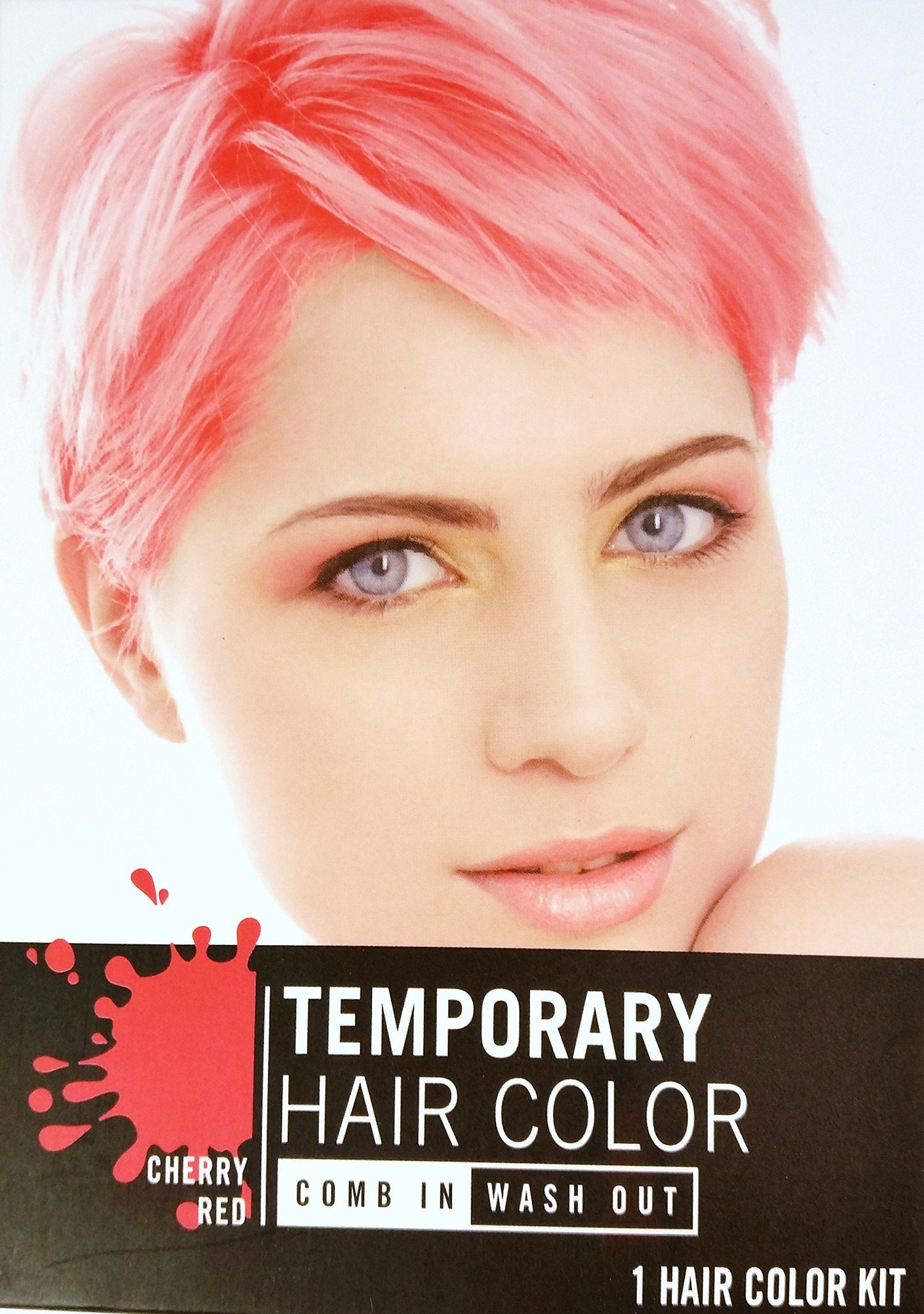 Temporary Hair Color Dye, Hot Pink, Cherry Red, Electric Blue Single Use, Colors May Vary Beauty & Personal Care Greenbrier