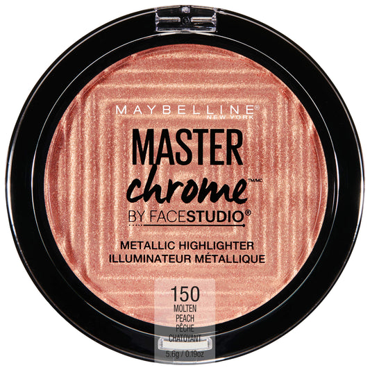 Maybelline New York Facestudio Master Chrome Metallic Highlighter Makeup, Molten Peach, 0.19 Ounce Beauty & Personal Care MAYBELLINE