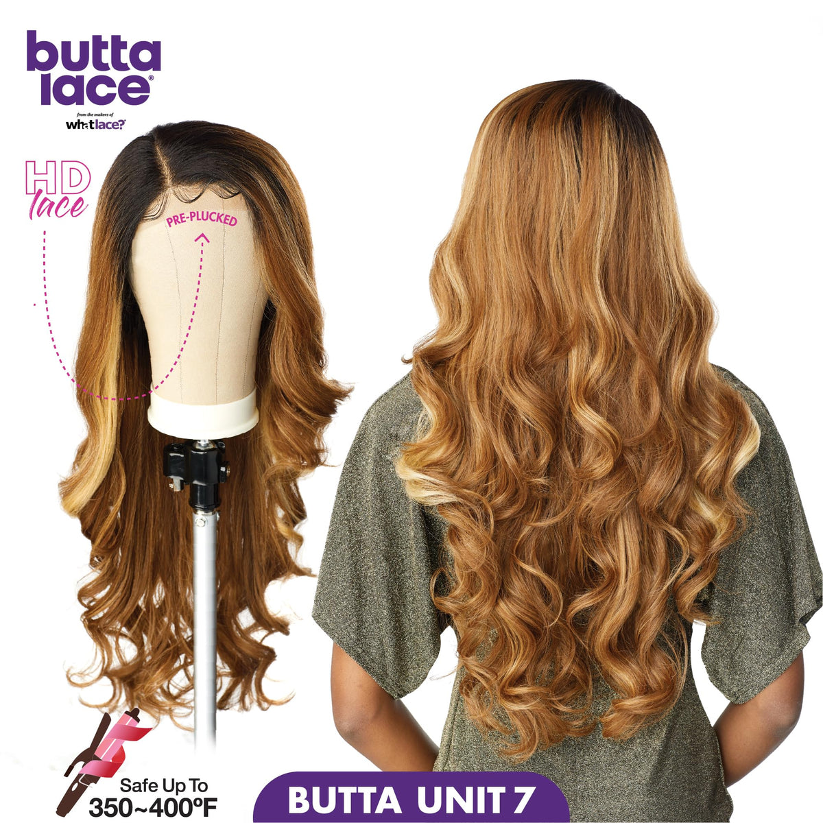 Sensationnel Butta LaceWig-Unit 7, MP/HAZEL