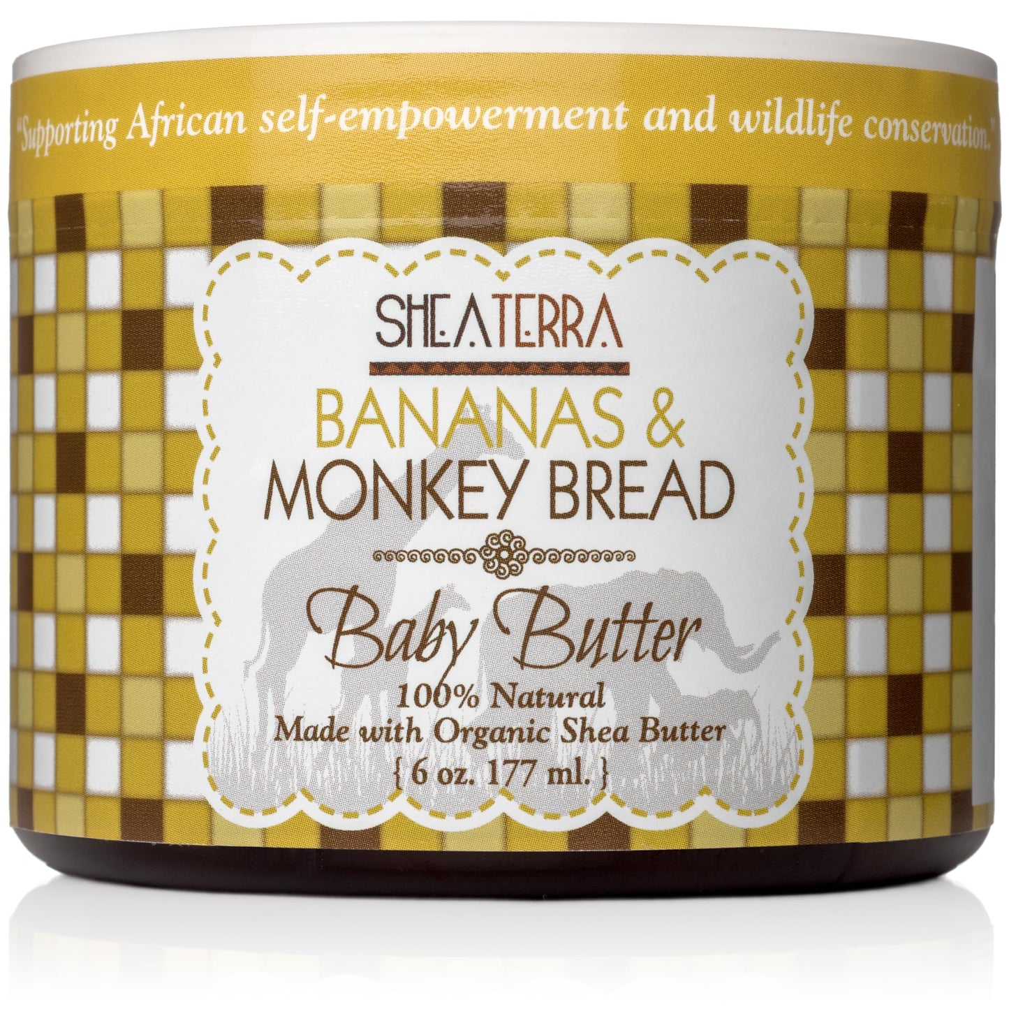 Shea Terra Organics Mama and Baby Collection | Bananas & Monkey Bread Baby Butter | Non Toxic All Natural Emollient with Baobab and Shea Butter Beauty & Personal Care Shea Terra Organics