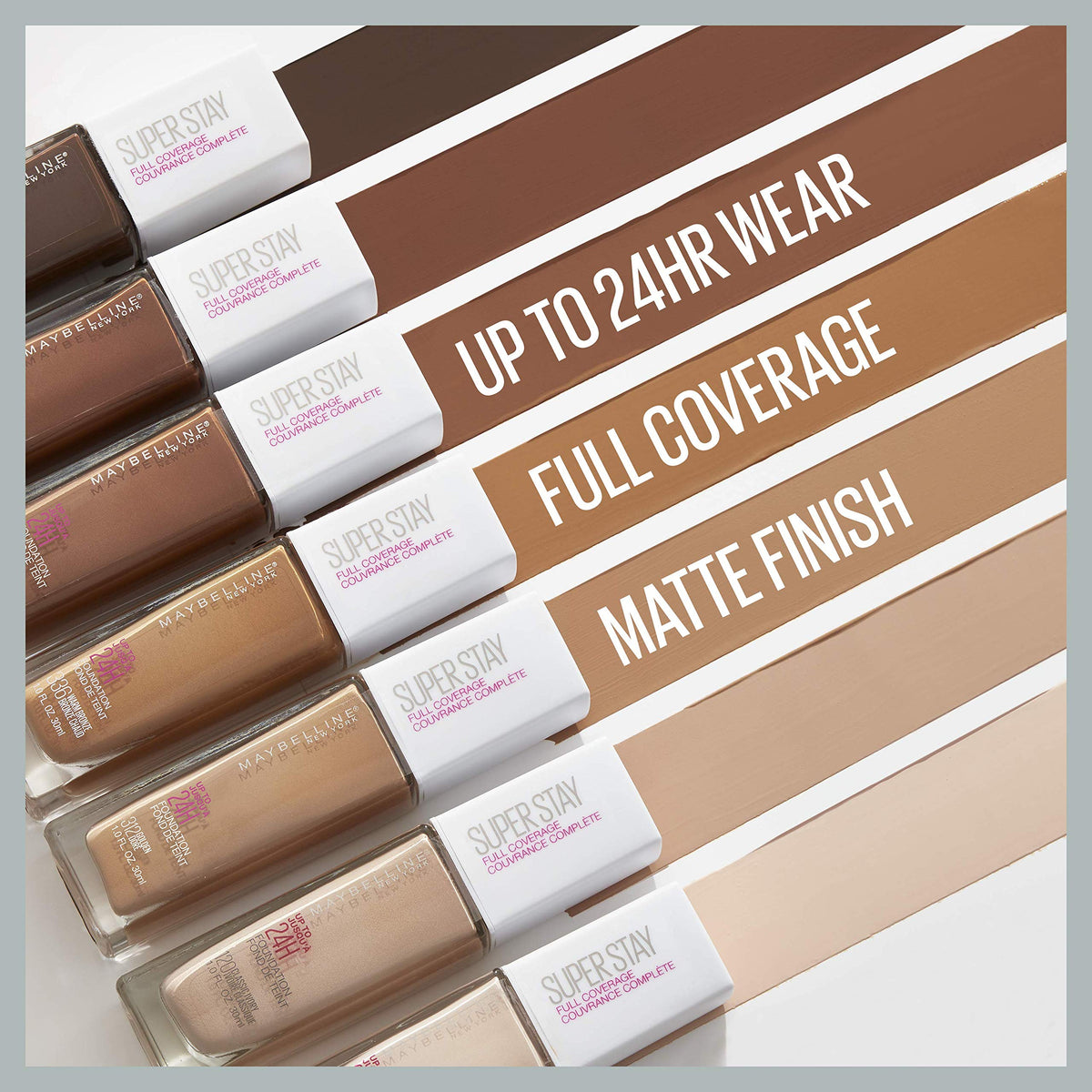Maybelline New York Super Stay Full Coverage Liquid Foundation Makeup, Espresso, 1 Fl Oz Beauty & Personal Care MAYBELLINE