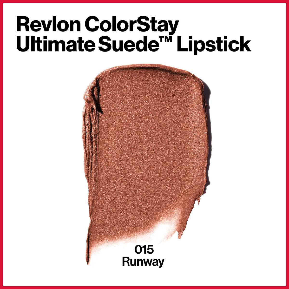 REVLON Lipstick, ColorStay Ultimate Suede Lipstick, High Impact Lip color with Moisturizing Creamy Formula, Infused with Vitamin E, 015 Runway, 0.09 Beauty & Personal Care REVLON