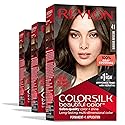 Revlon Permanent Hair Color, Permanent Hair Dye, Colorsilk with 100% Gray Coverage, Ammonia-Free, Keratin and Amino Acids, 41 Medium Brown, 4.4 Oz Beauty & Personal Care REVLON