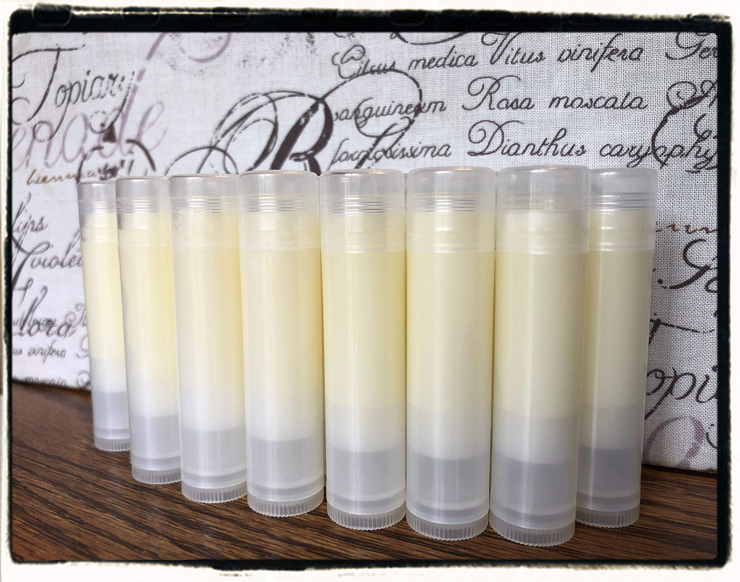 WHOLESALE Handmade Vanilla Flavored Lip Balms Without Labels for DIY Favors or Resale (50) Beauty and Personal Care Red Barn Farm of Maine