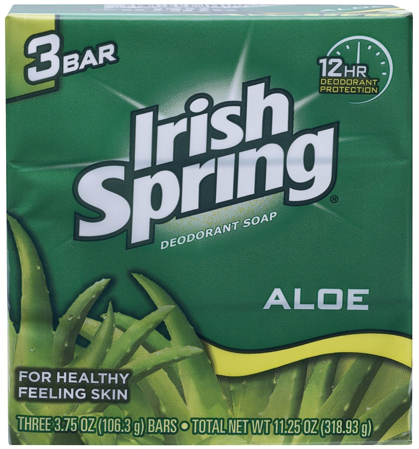 Aloe Deodorant Soap By Irish Spring for Unisex, 11.25 Ounce Beauty & Personal Care Irish Spring