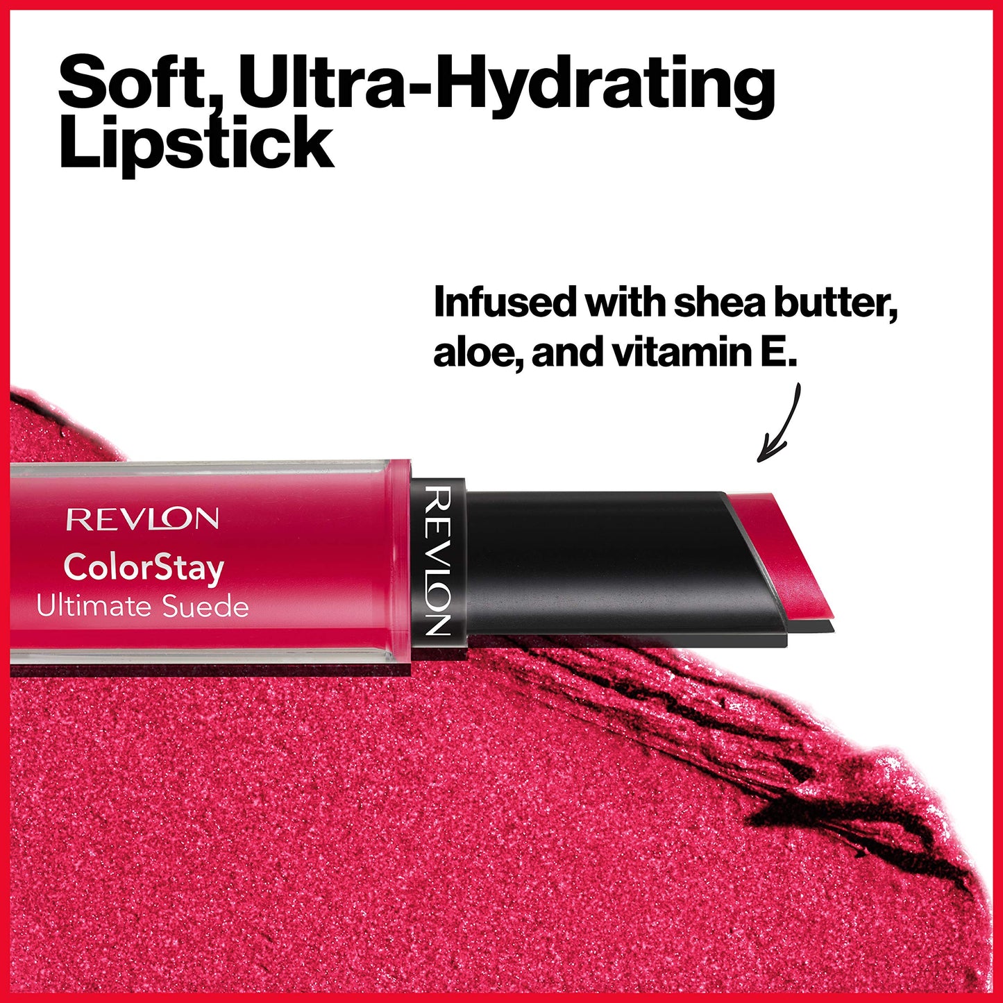 REVLON ColorStay Ultimate Suede Lipstick, Longwear Soft, Ultra-Hydrating High-Impact Lip Color, Formulated with Vitamin E, Womenswear (010), 0.09 oz Beauty & Personal Care REVLON