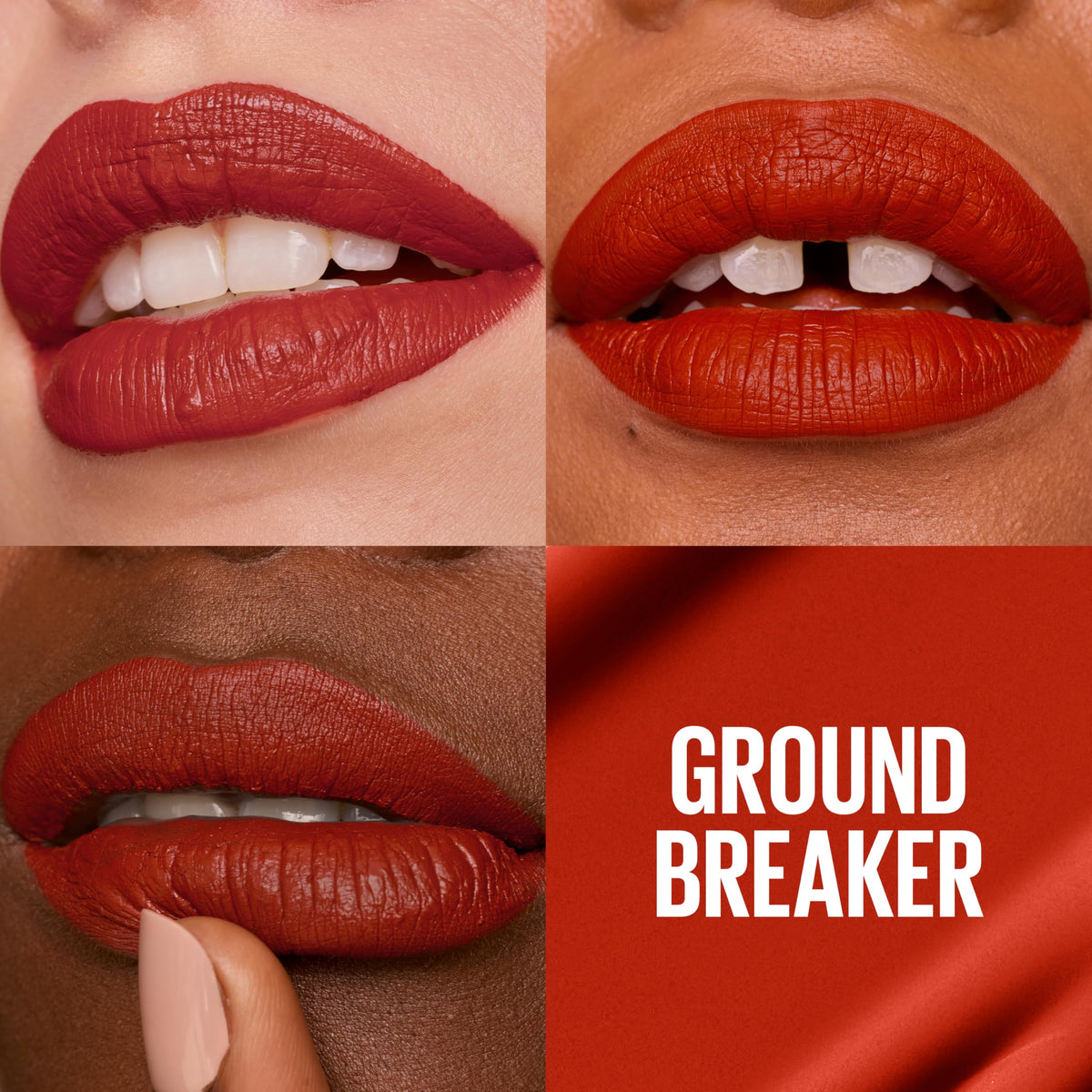 Maybelline Super Stay Matte Ink Liquid Lipstick Makeup, Long Lasting High Impact Color, Up to 16H Wear, Ground-Breaker, Maple Leaf Red, 1 Count Beauty & Personal Care MAYBELLINE