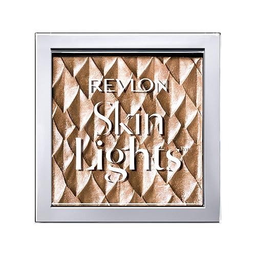 Revlon Highlighter Makeup, Skin Lights Prismatic Powder Face Makeup, Natural Glow, Shimmer Finish, 201 Daybrak Glimmer, 0.28 Oz Beauty & Personal Care REVLON