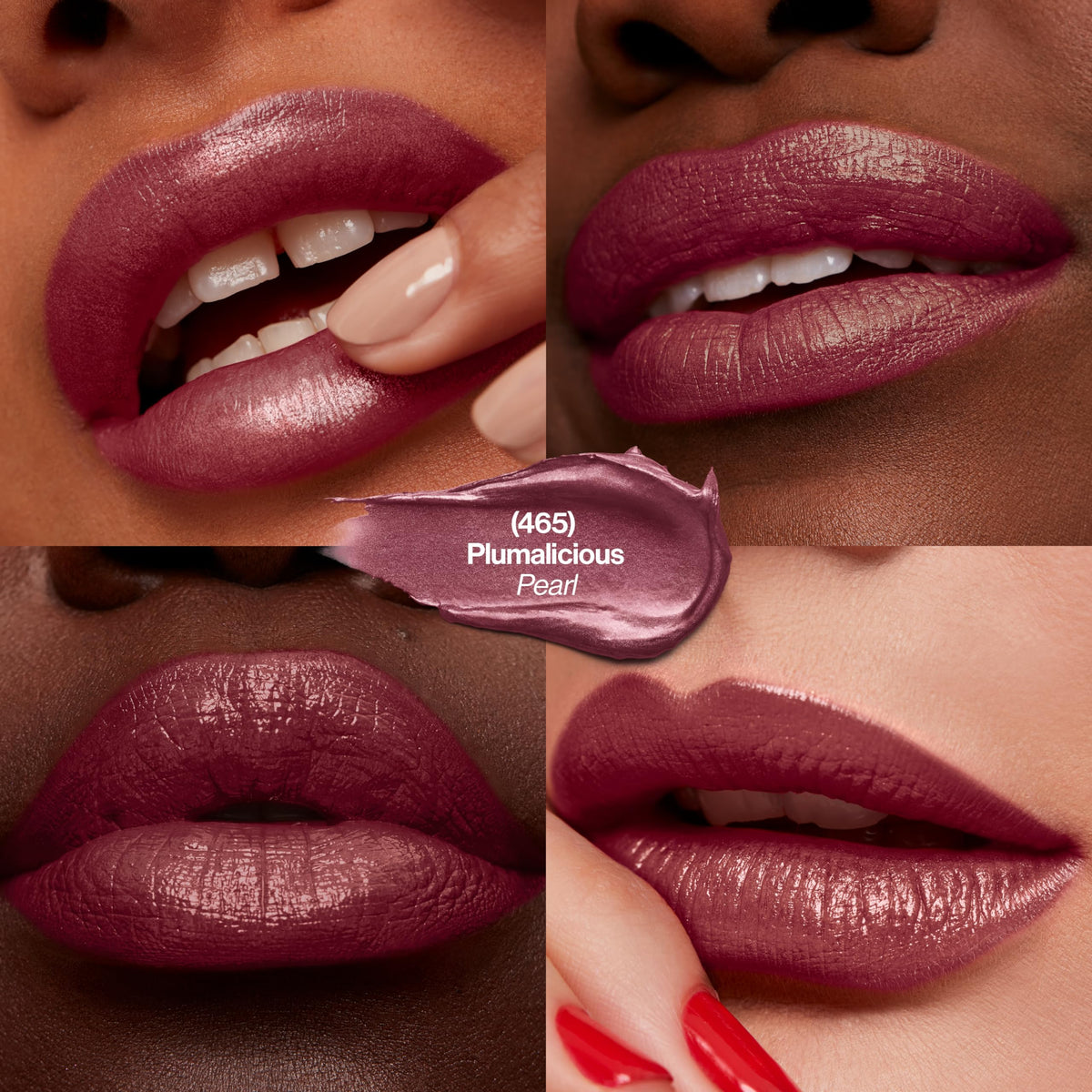 Revlon Super Lustrous Lipstick, Creamy Formula For Soft, Fuller-Looking Lips, Moisturized Feel, 465 Plumalicious, 0.15 oz Beauty & Personal Care REVLON