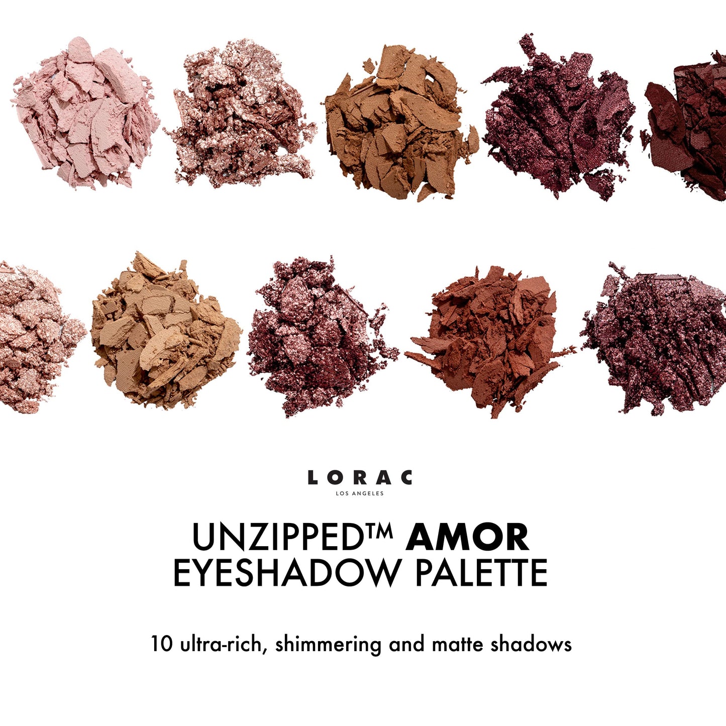 LORAC Unzipped Amor Palette Matte Shimmer Eye Shadow,powder Beauty & Personal Care LORAC
