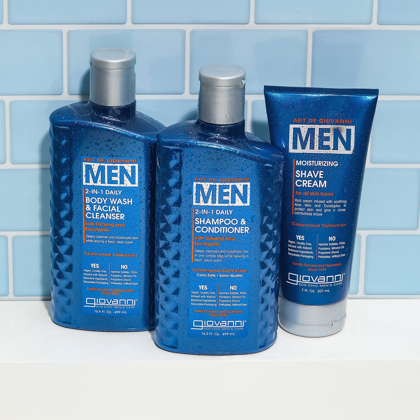 CREAM SHAVE MEN CEDARWD Beauty & Personal Care GIOVANNI