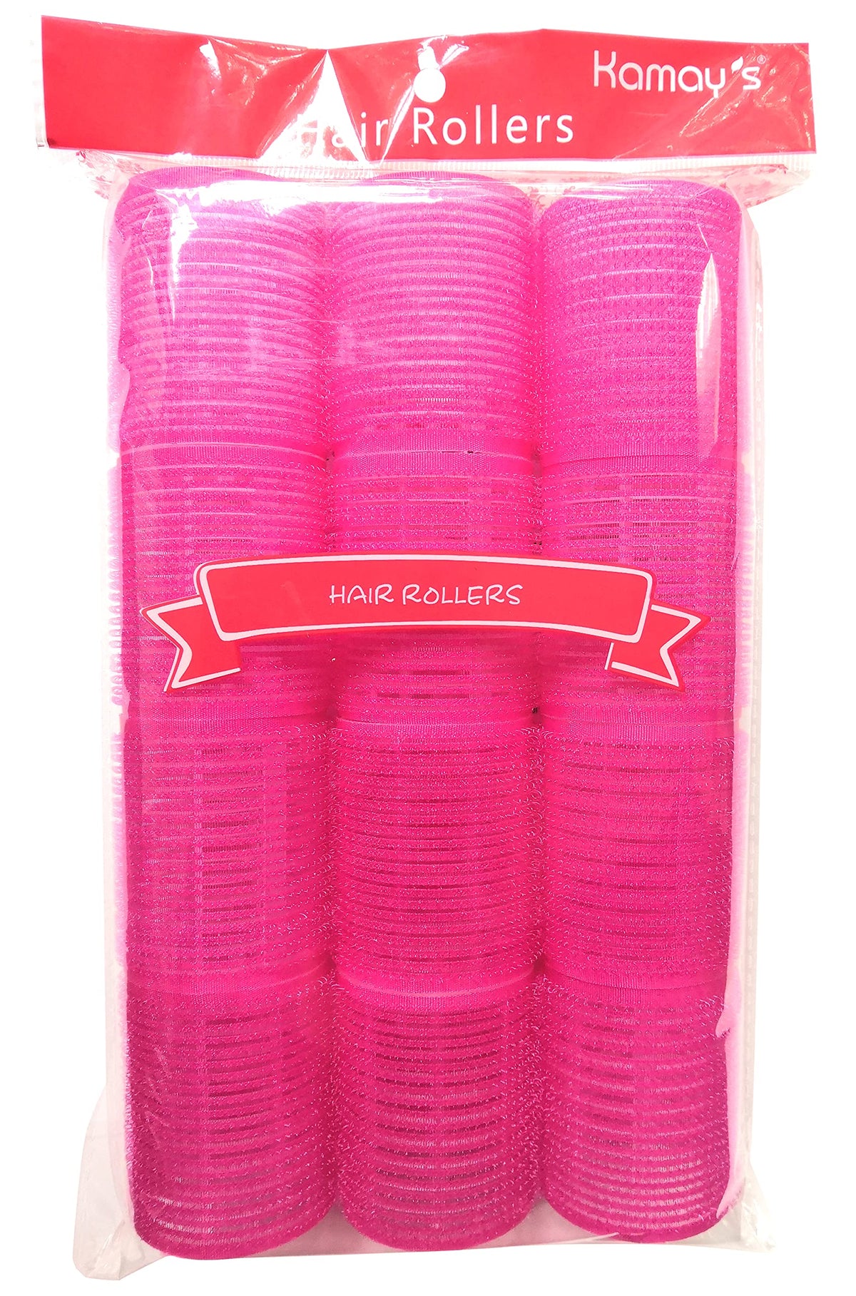 Jumbo Hair Rollers Curlers Self Grip Holding Rollers Hairdressing Curlers Hair Design Sticky Cling Style For DIY Or Hair Salon By Kamay's (Gripping