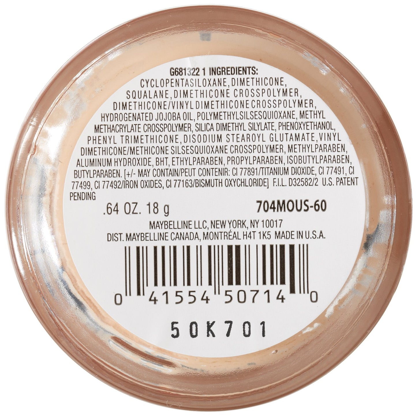 MAYBELLINE NEW YORK Dream Matte Mousse Foundation, Sandy Beige, 0.64 Ounce Beauty & Personal Care MAYBELLINE