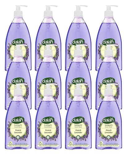 Dalan Therapy French Lavender Ultra Moisturizing Liquid Hand Soap for Normal and Dry Hands Fresh Clean and Soft Feeling (13.5 Fl Oz / 400 mL (Pack Beauty & Personal Care Dalan
