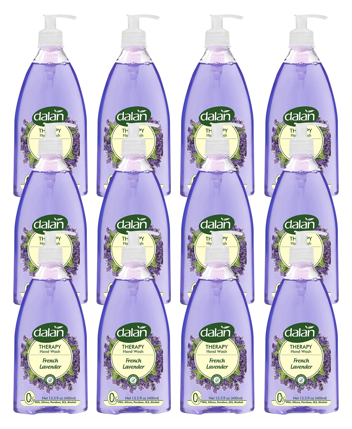 Dalan Therapy French Lavender Ultra Moisturizing Liquid Hand Soap for Normal and Dry Hands Fresh Clean and Soft Feeling (13.5 Fl Oz / 400 mL (Pack Beauty & Personal Care Dalan