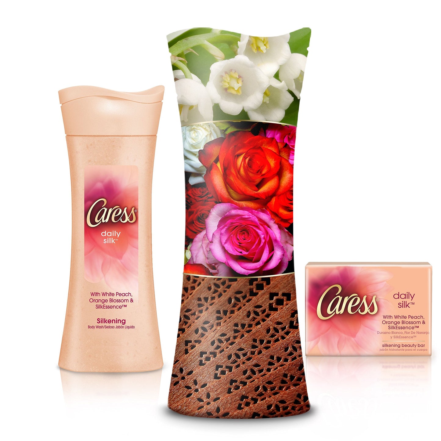 Caress Beauty Bar, Daily Silk 4 oz, 12 Bar, (Pack of 2) Beauty & Personal Care Caress