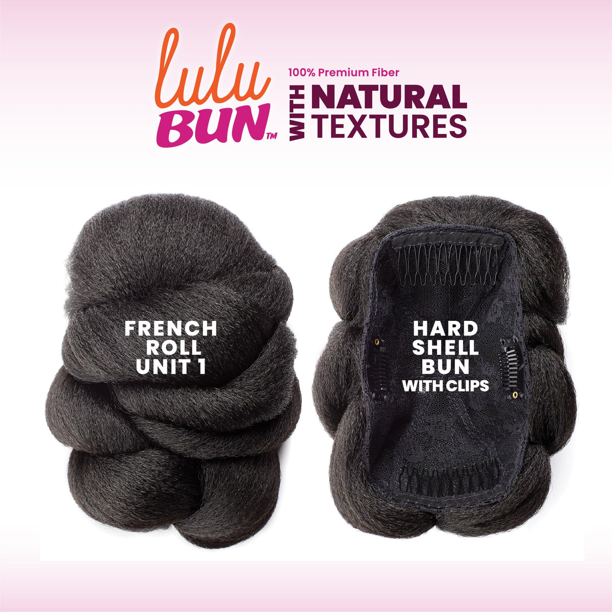 Sensationnel Lulubun Updo Hairextensions-French Roll Unit 1,M44