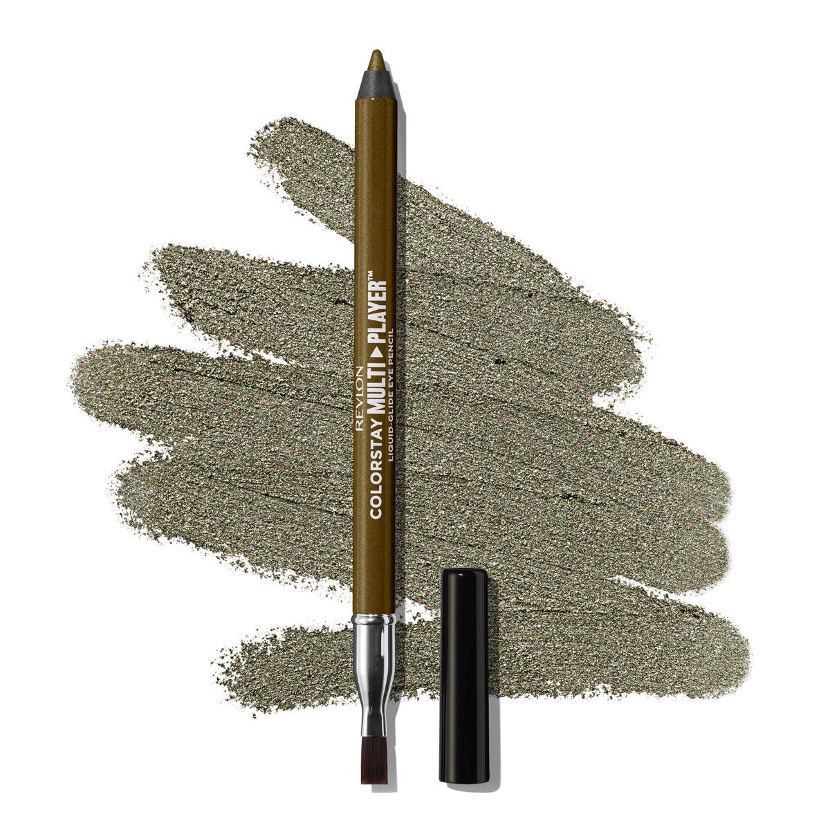 REVLON ColorStay Multiplayer Liquid-Glide Eye Pencil, Multi-Use Makeup With Blending Brush, Blends Then Sets, Creamy Texture, Waterproof Beauty & Personal Care REVLON