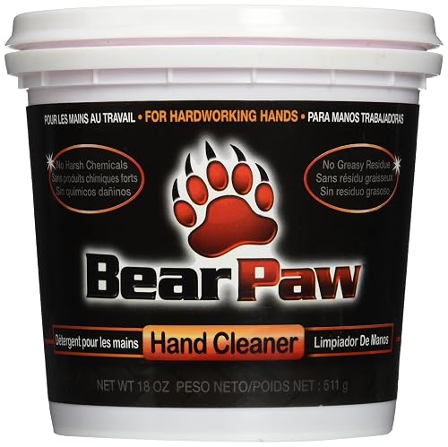 Bear Paw Hand Cleaner, 18oz Tub (1) Beauty & Personal Care Bearpaw